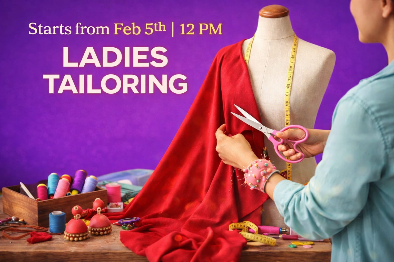 12pm-Ladies Tailoring