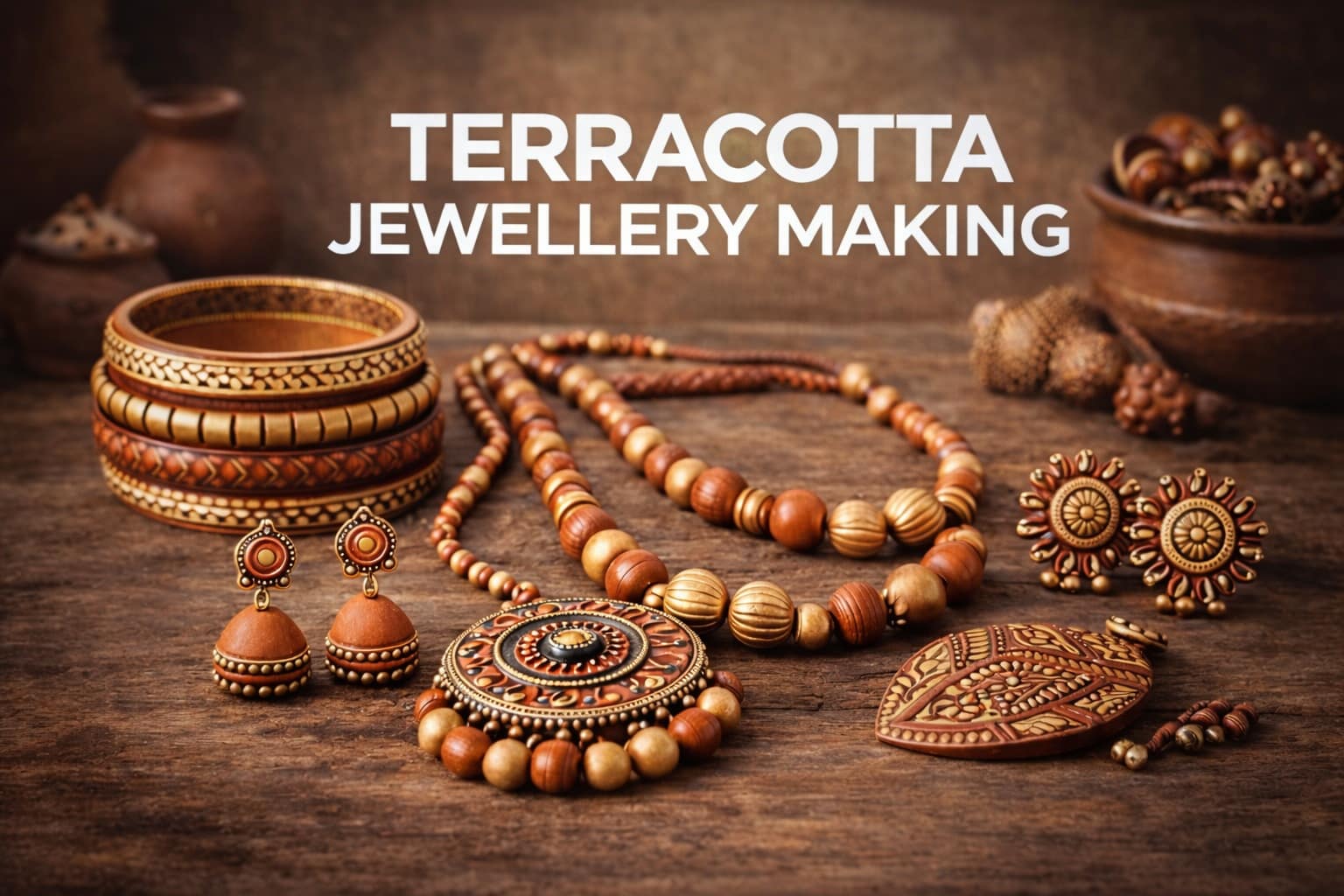 1pm-Terracotta Jewellery Making