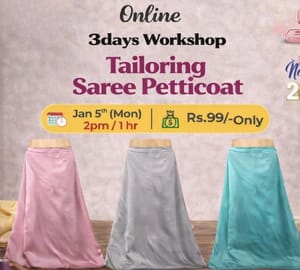 Tailoring Saree Petticoat