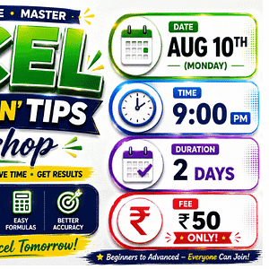 MS-EXCEL TIPS & TRICKS